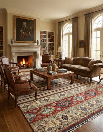 9' 10 x 13' 9 Hand Knotted Ariana Ziegler Rug