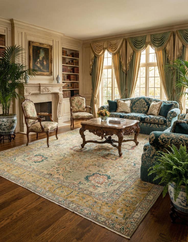 Detail image of  8' 8 x 11' 2 Tabriz Rug