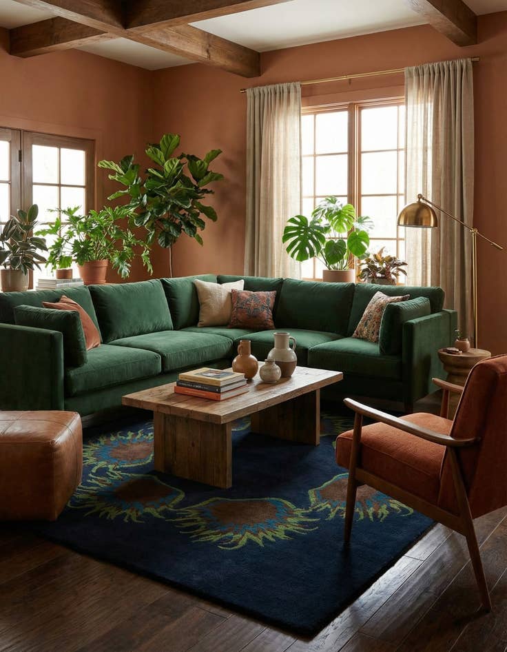 Detail image of 7' 6 x 7' 6 Luna Square Rug