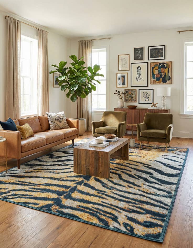 Detail image of 10' x 14' Kamala Washable Rug