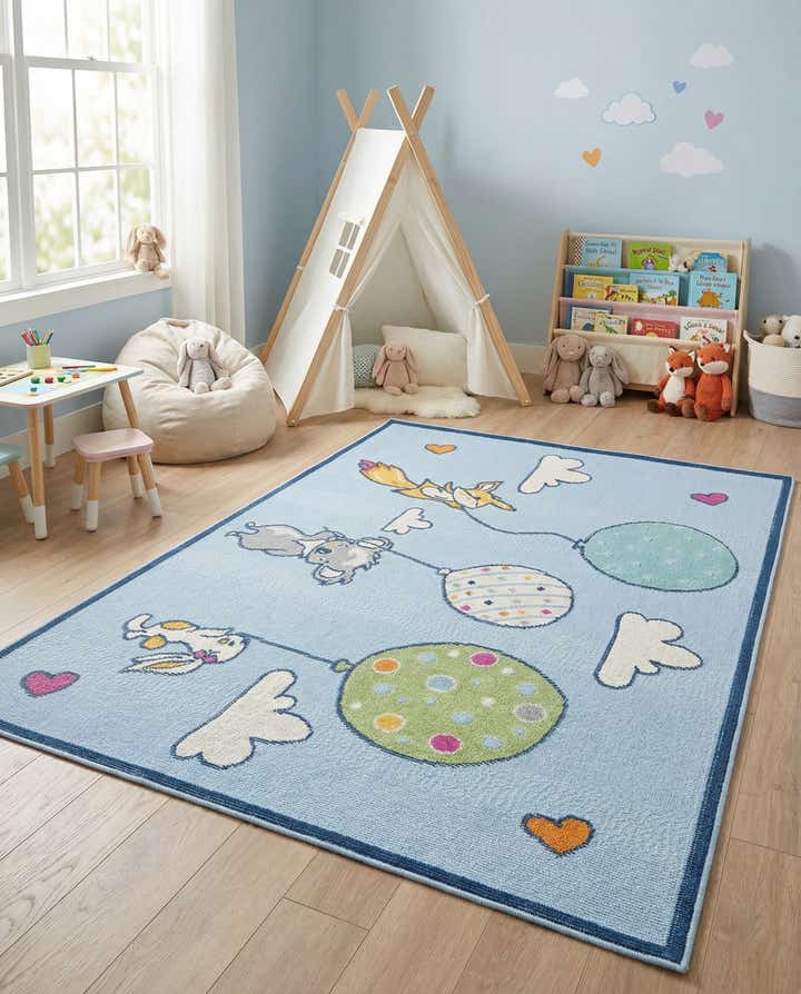 5' 3 x 7' 7 Easy-Clean Indoor / Outdoor Rug