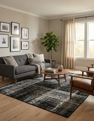 Black Laguna Rug
