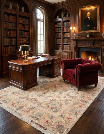 5' x 7' Tabriz Rug