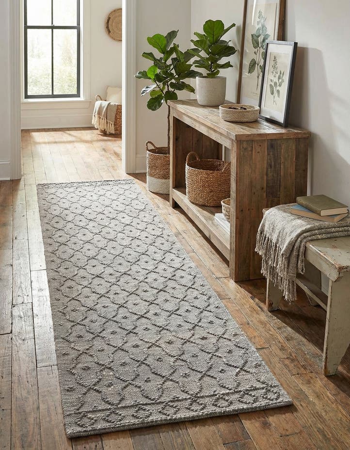 2' 7 x 12' Hand Woven Larsa Jute Runner Rug