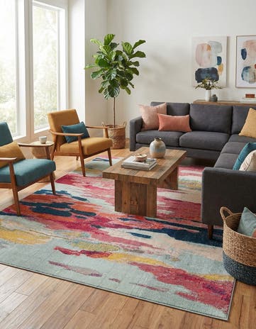 10' x 13' Washable Hyacinth Rug