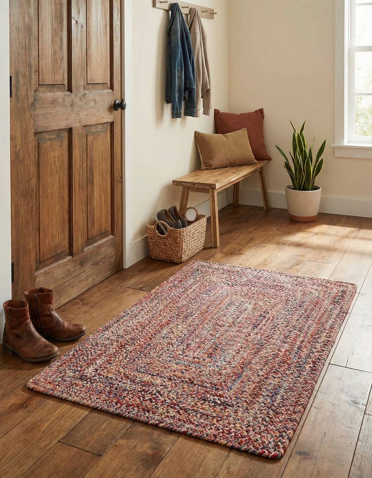 Detail image of 2' 2 x 3' 1 Easy-Clean Eco Verse Washable Indoor / Outdoor Rug