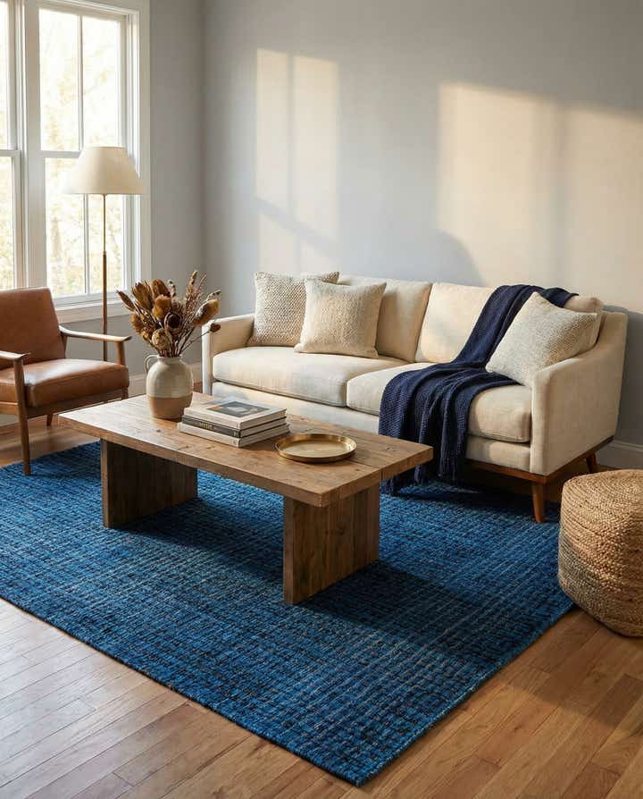 5' x 6' 4 Hand Knotted Darya Wool Rug