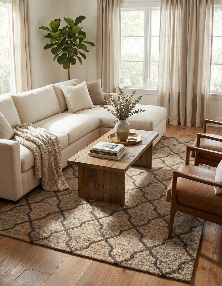 Detail image of 5' x 8' Luna Rug