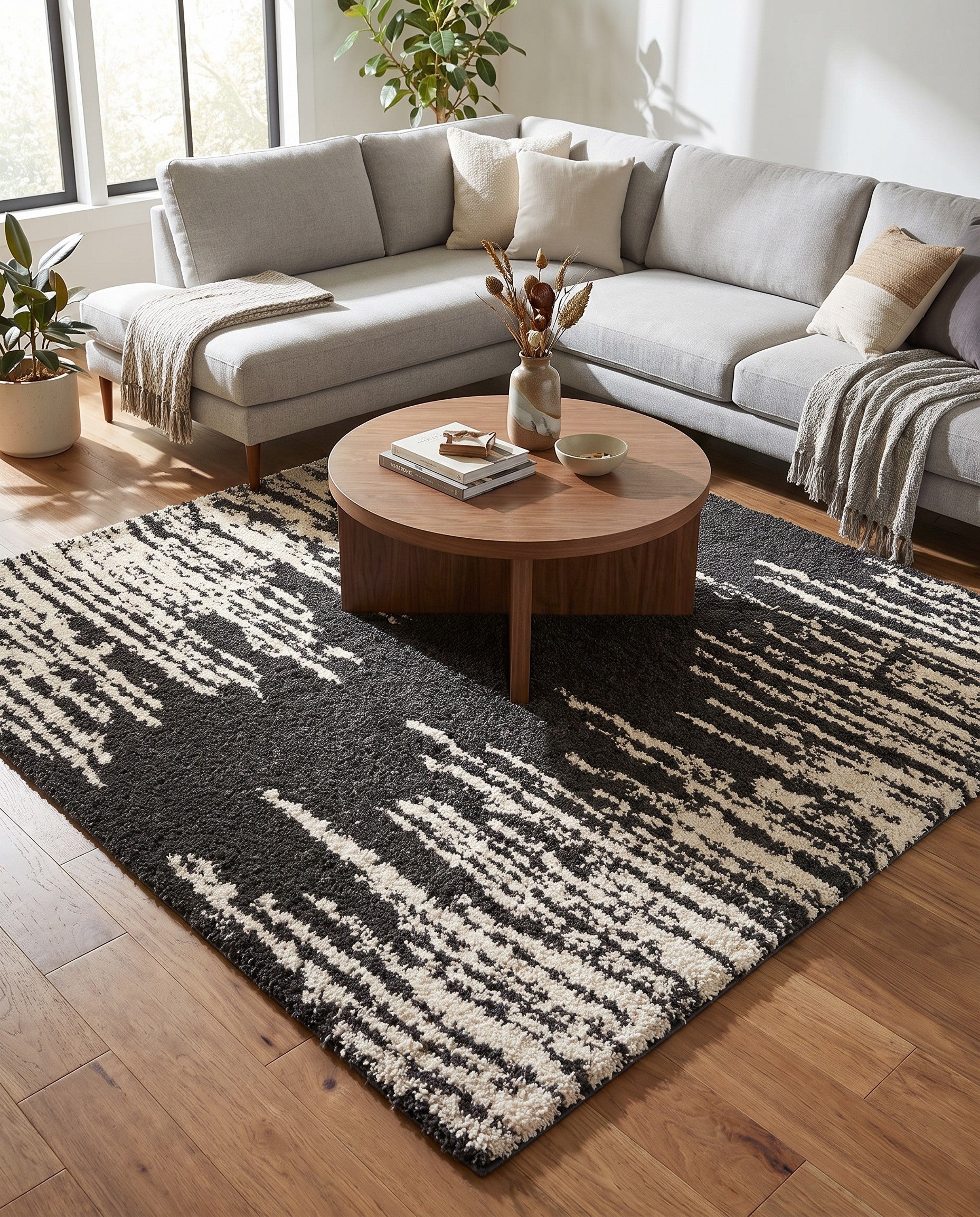 7' x 7' Serenity Shag Square Rug