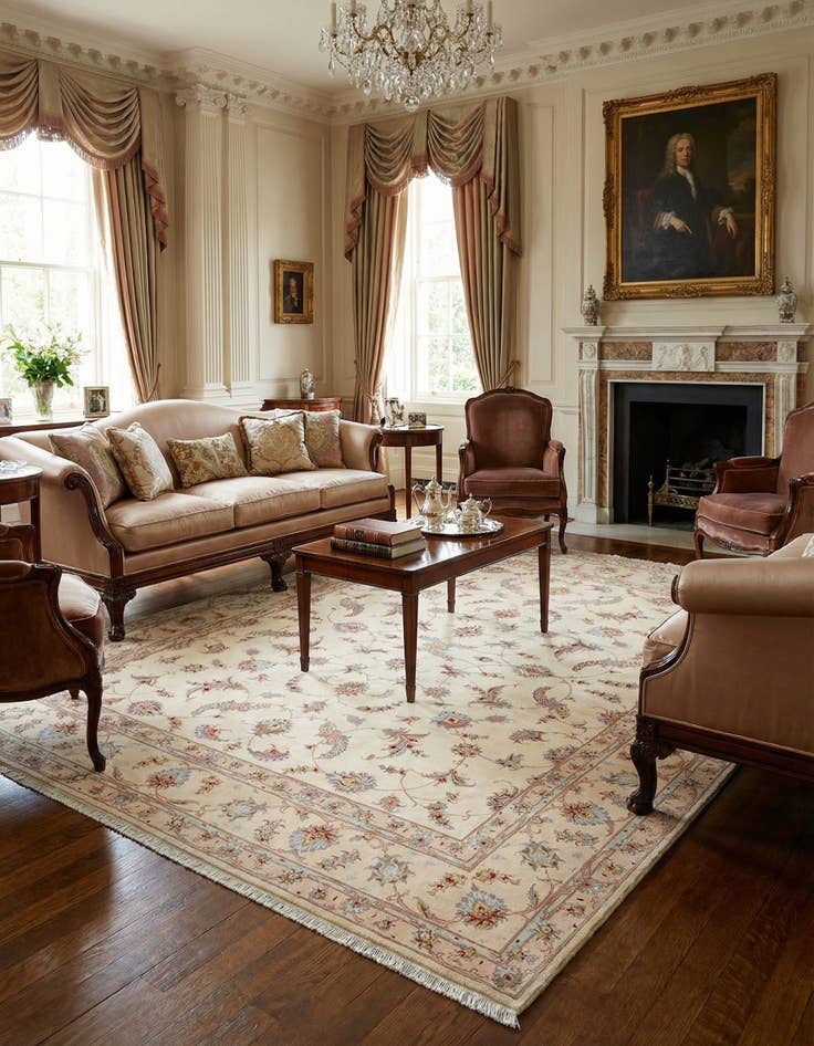 Detail image of  6' 8 x 8' 4 Tabriz Rug