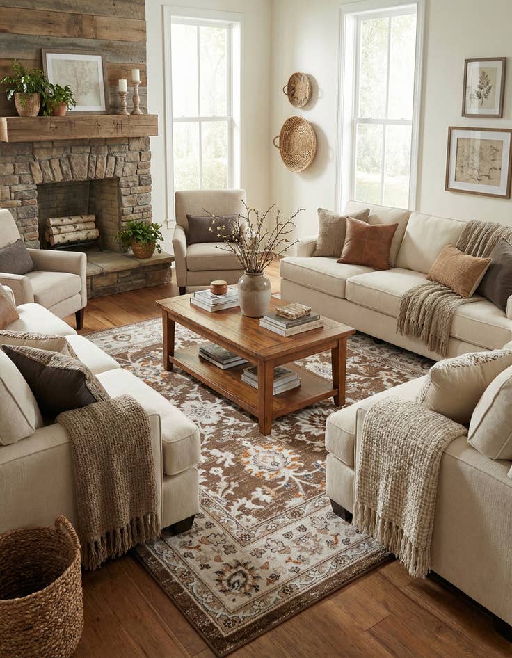 Detail image of  7' 10 x 7' 10 Charlotte Square Rug