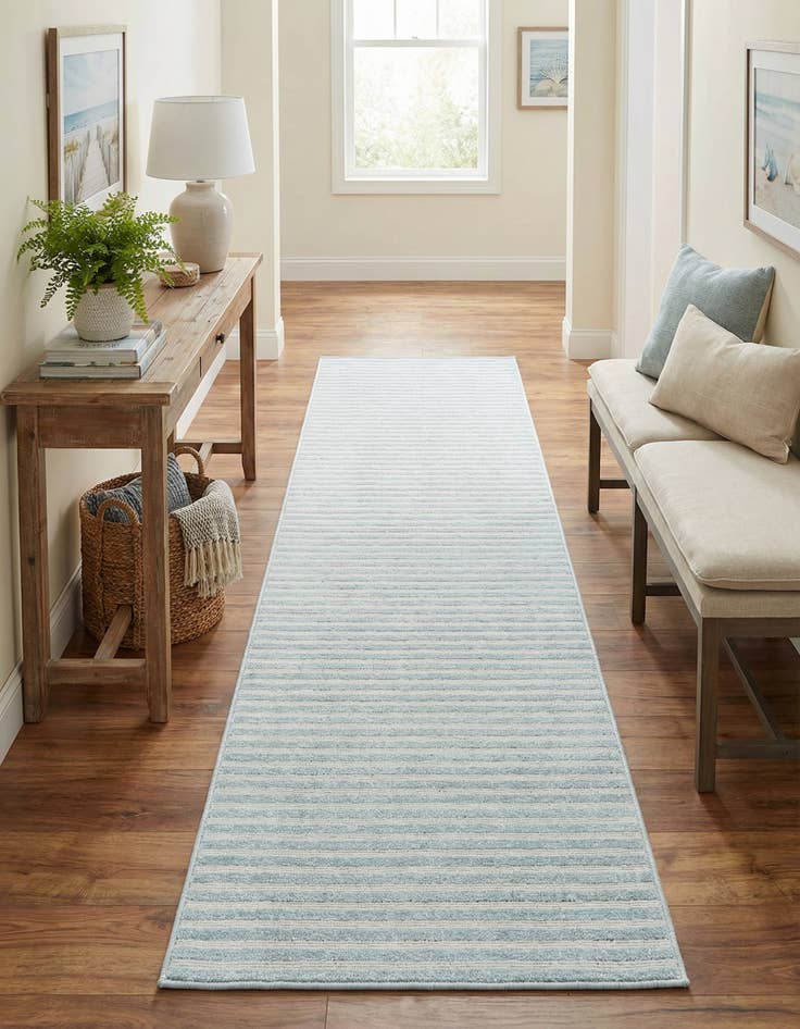 Detail image of 2' 7 x 12'  Washable Sabrina Soto Indoor / Outdoor Runner Rug
