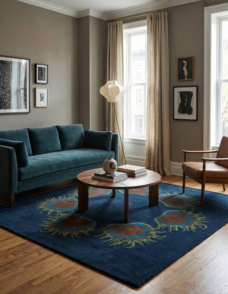 Detail image of 7' 5 x 7' 7 Luna Square Rug