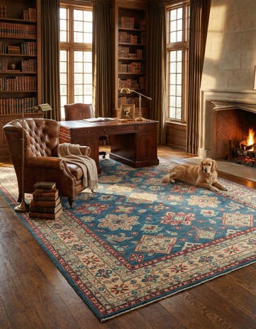 10' x 15' Hand Knotted Kazak Rug