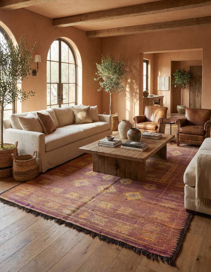 Detail image of  6' 3 x 15' 3  Hand Knotted Moroccan Wool Runner Rug