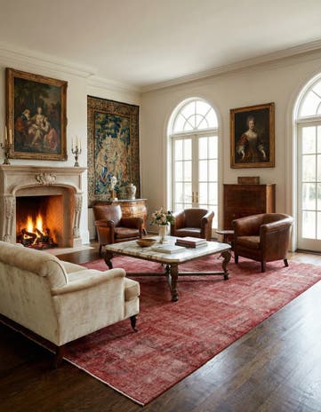 7' 9 x 12' Vintage Royal Wool Rug