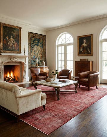 7' 9 x 12' Vintage Royal Wool Rug