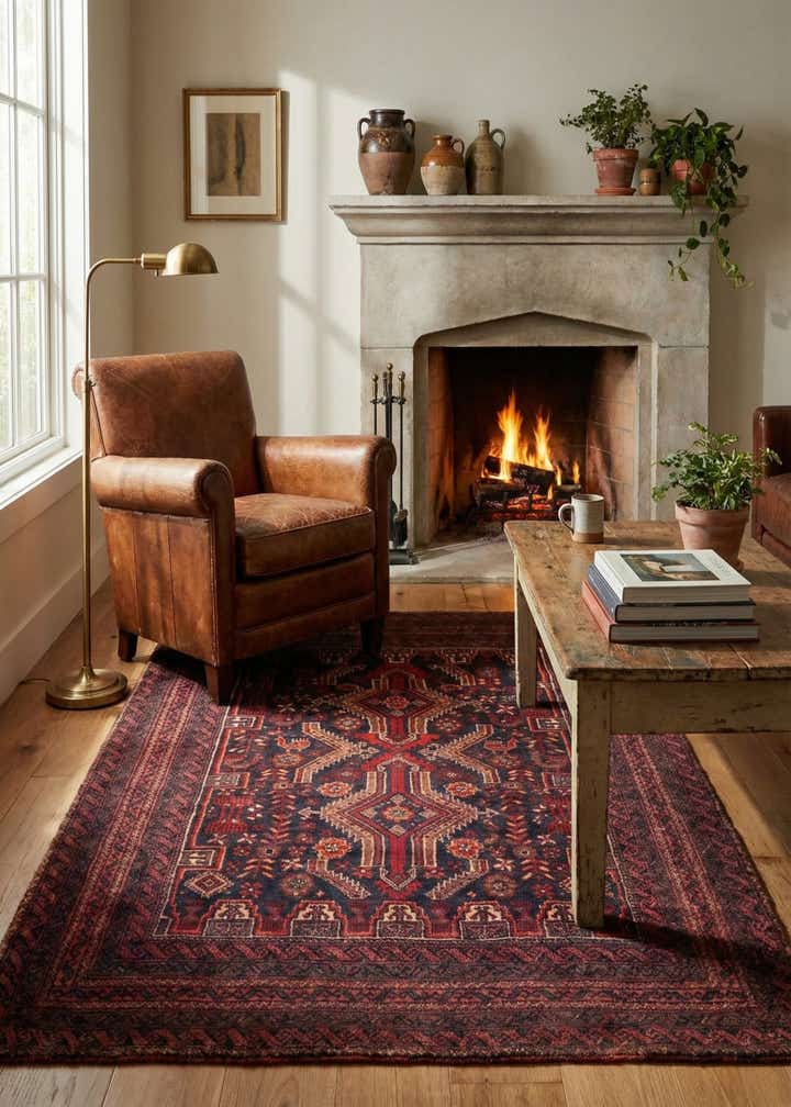 3' 6 x 5' 5 Hamedan Rug