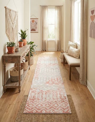 2' 7 x 13' Bohemian Trellis Runner Rug