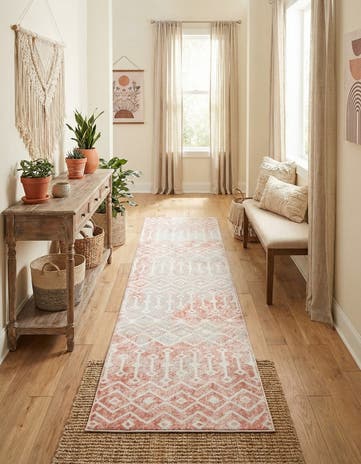 2' 7 x 13' Bohemian Trellis Runner Rug
