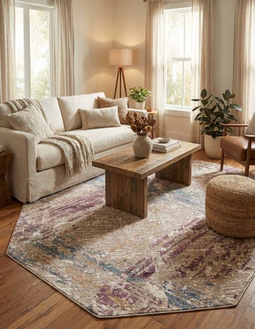 7' 10 x 7' 10 Deepa Octagon Rug