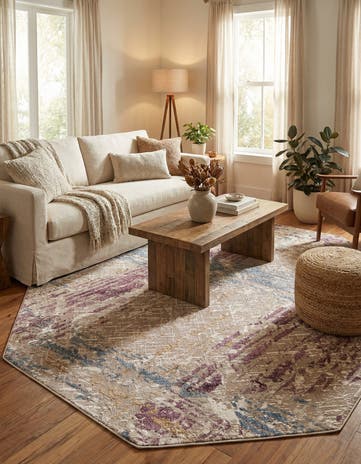 7' 10 x 7' 10 Deepa Octagon Rug