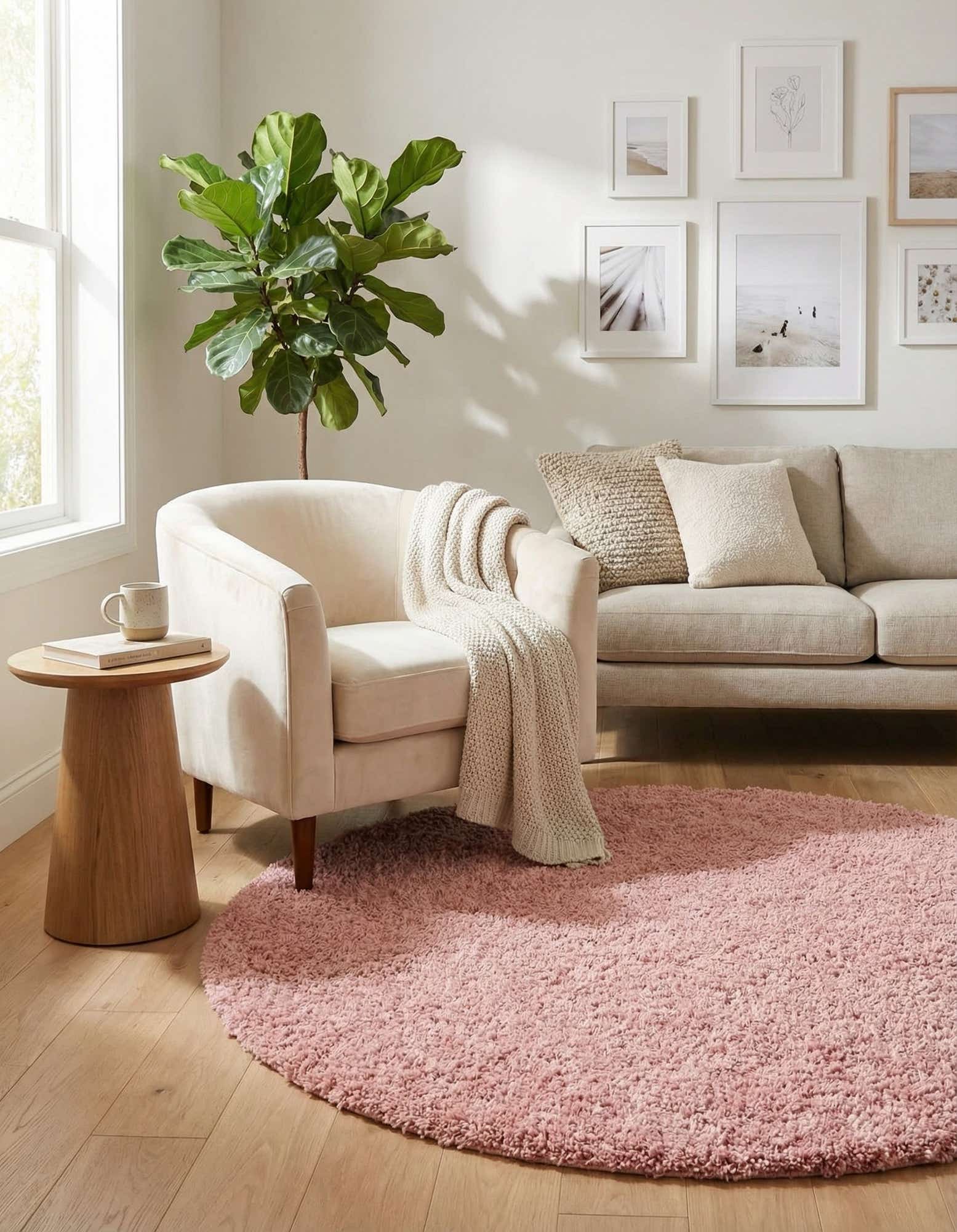 7' 6 x 7' 6 Zermatt Shag Round Rug
