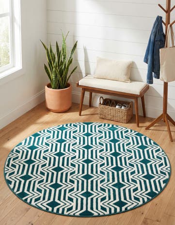 4' x 4' Vince Camuto Round Rug