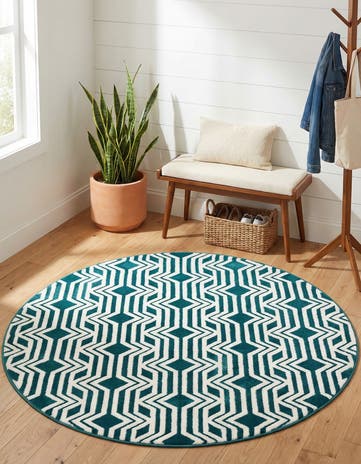 4' x 4' Vince Camuto Round Rug