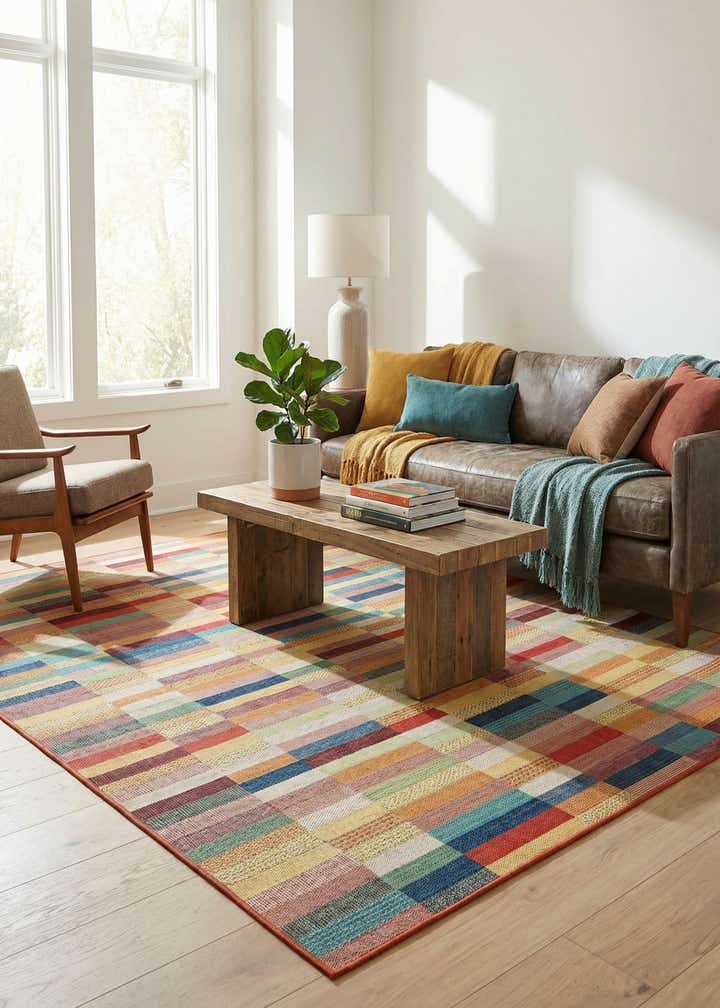 9' x 12' Easy-Clean Baja Indoor / Outdoor Rug