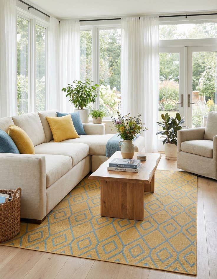 Detail image of 7' x 10'  Washable Jill Zarin Turks and Caicos Indoor / Outdoor Rug