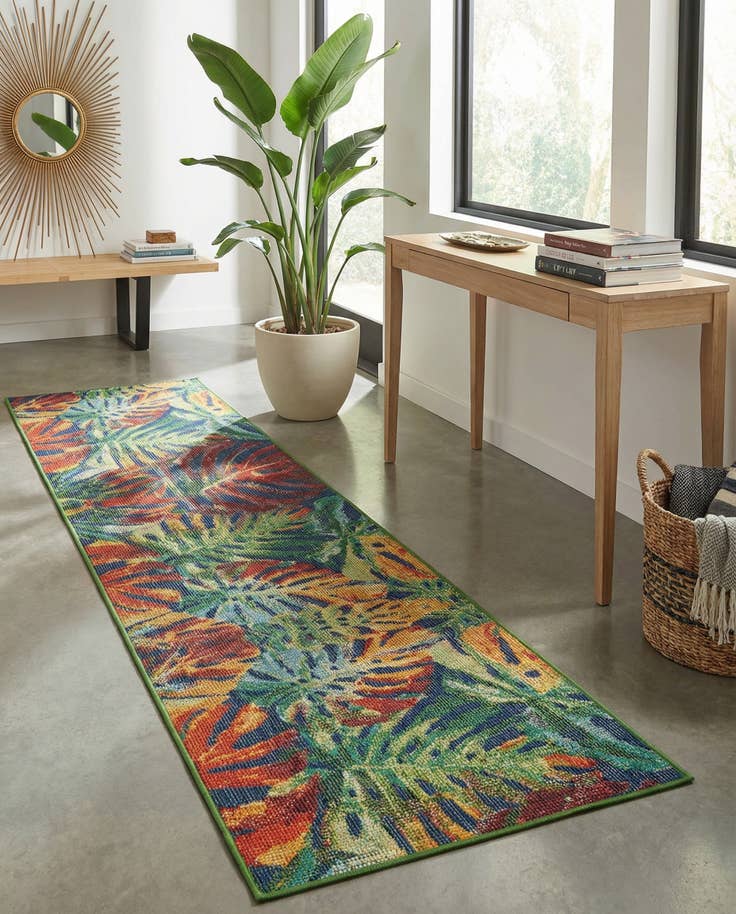 Detail image of 2' 7 x 12' Easy-Clean Baja Indoor / Outdoor Runner Rug