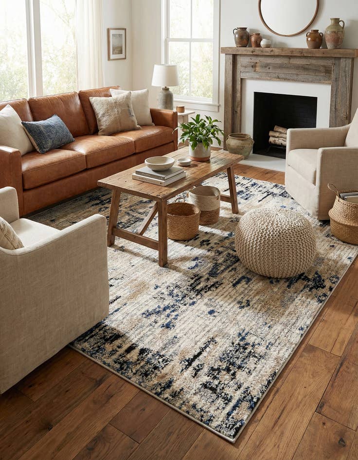 Detail image of 6' x 6' Tucson Square Rug