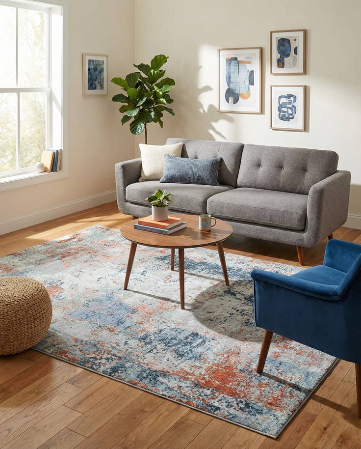 Detail image of 6' x 9' Kamala Washable Rug