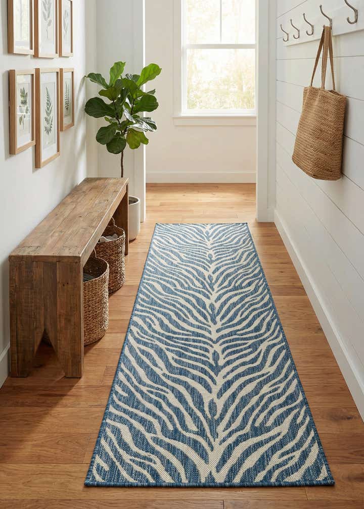 2' x 8' Easy-Clean Safari Indoor / Outdoor Runner Rug