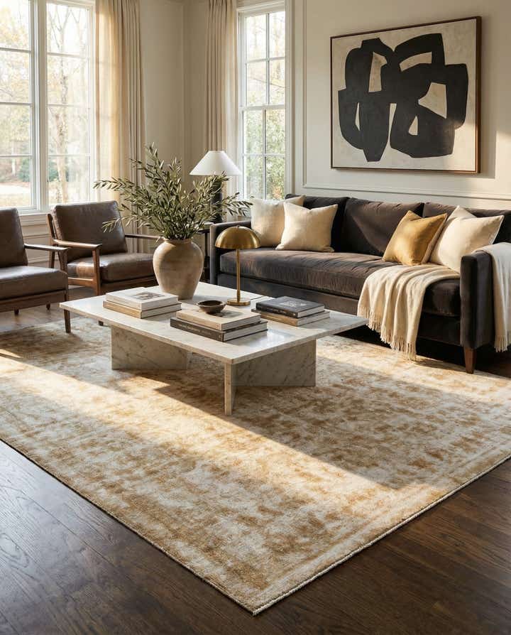 6' 9 x 9' 7 Hand Knotted Ultra Vintage Persian Wool Rug