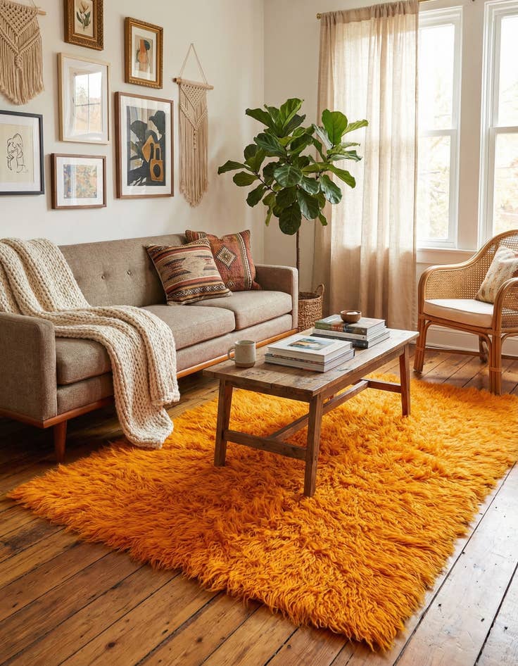 Detail image of  2' 8 x 4' 2  Hand Knotted Moroccan Wool Rug