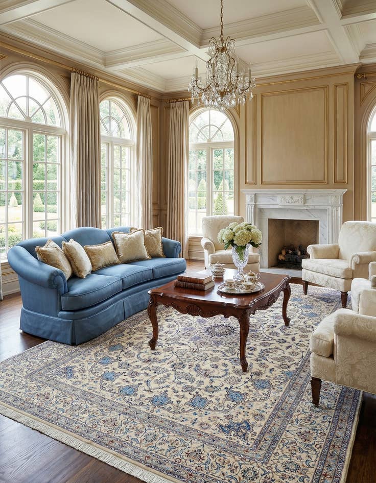 Detail image of 7' 7 x 11' 7 Nain Rug