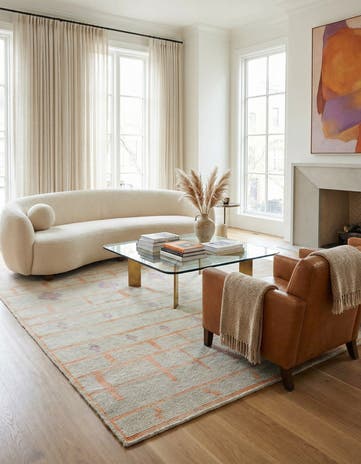 8' 3 x 9' 10 Hand Knotted Darya Wool Rug