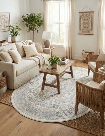 6' 1 x 9' Aurelia Oval Rug
