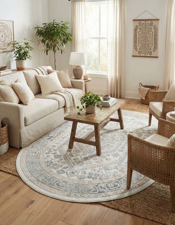6' 1 x 9' Aurelia Oval Rug