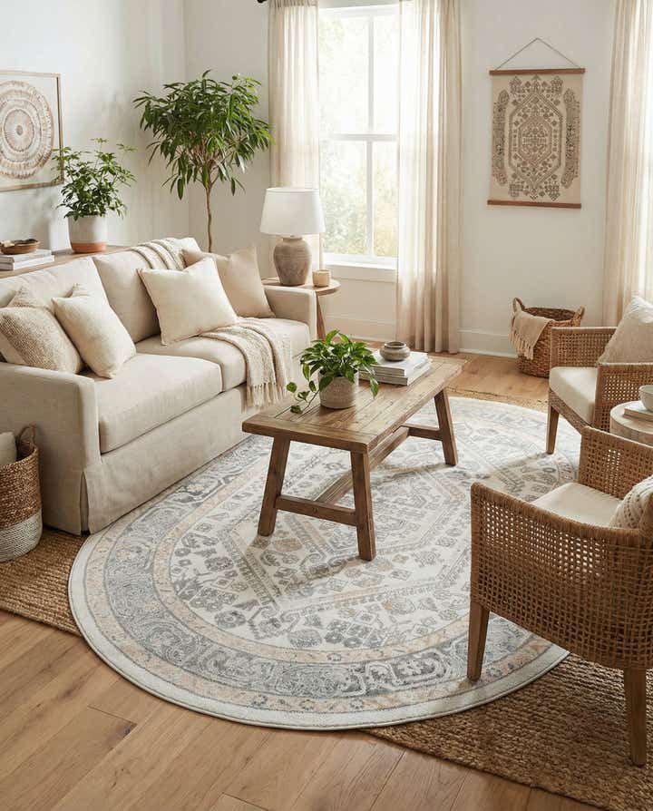 6' 1 x 9' Aurelia Oval Rug