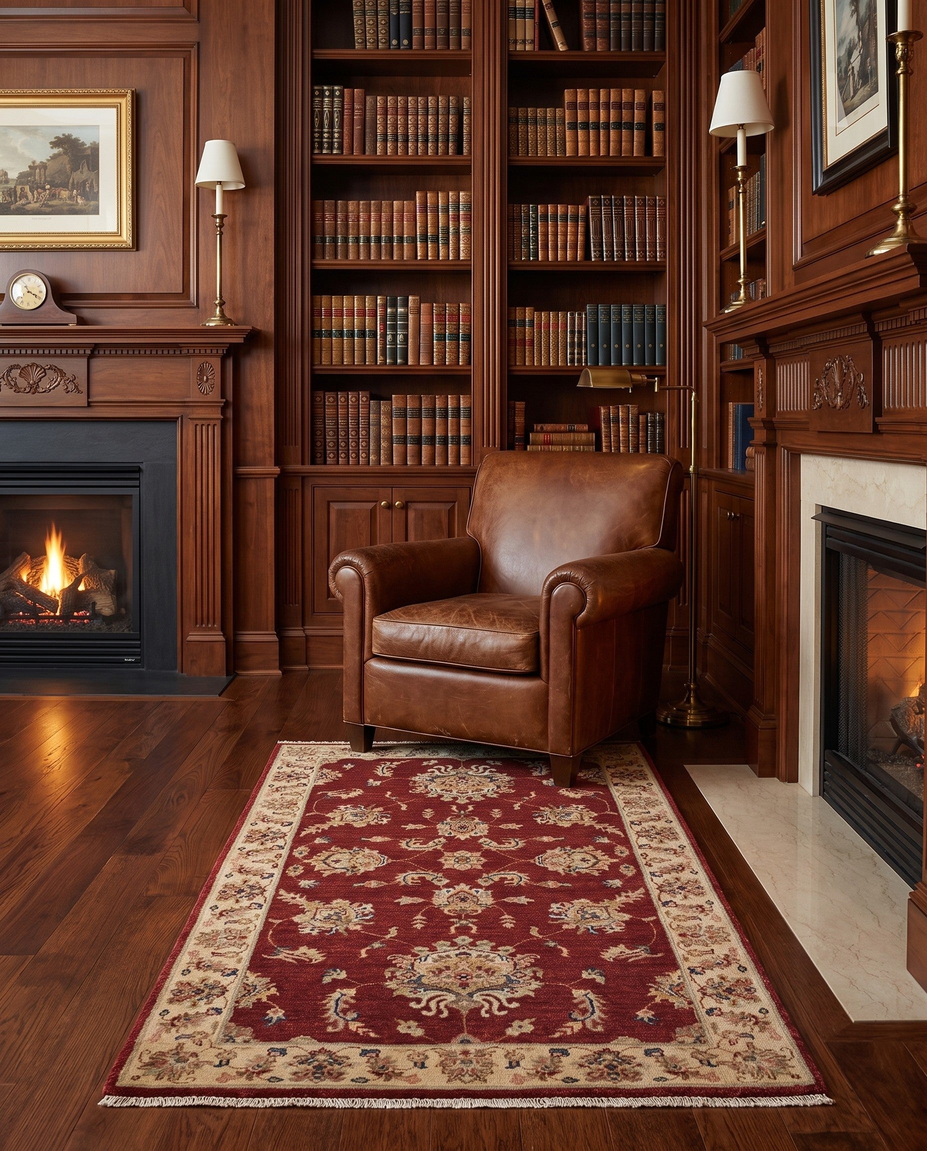3' x 5' 3 Hand Knotted Ziegler Rug