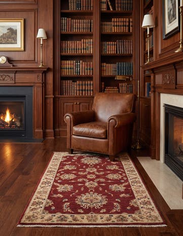 3' x 5' 3 Hand Knotted Ziegler Rug
