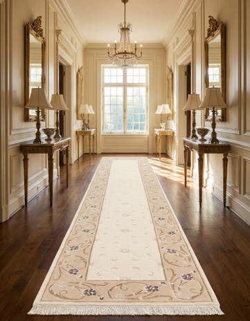 2' 10 x 13' 1 Hand Knotted Darya Wool Runner Rug