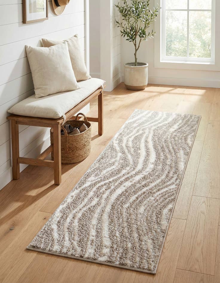 Detail image of 2' x 6' Sepia Runner Rug