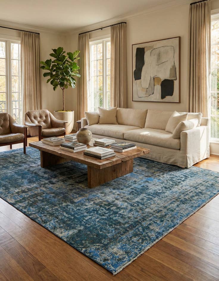 Detail image of 8' 2 x 10' 7  Hand Knotted Ultra Vintage Persian Wool Rug