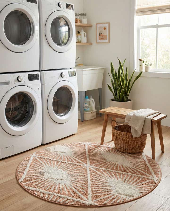 4' x 4' Boho Round Rug
