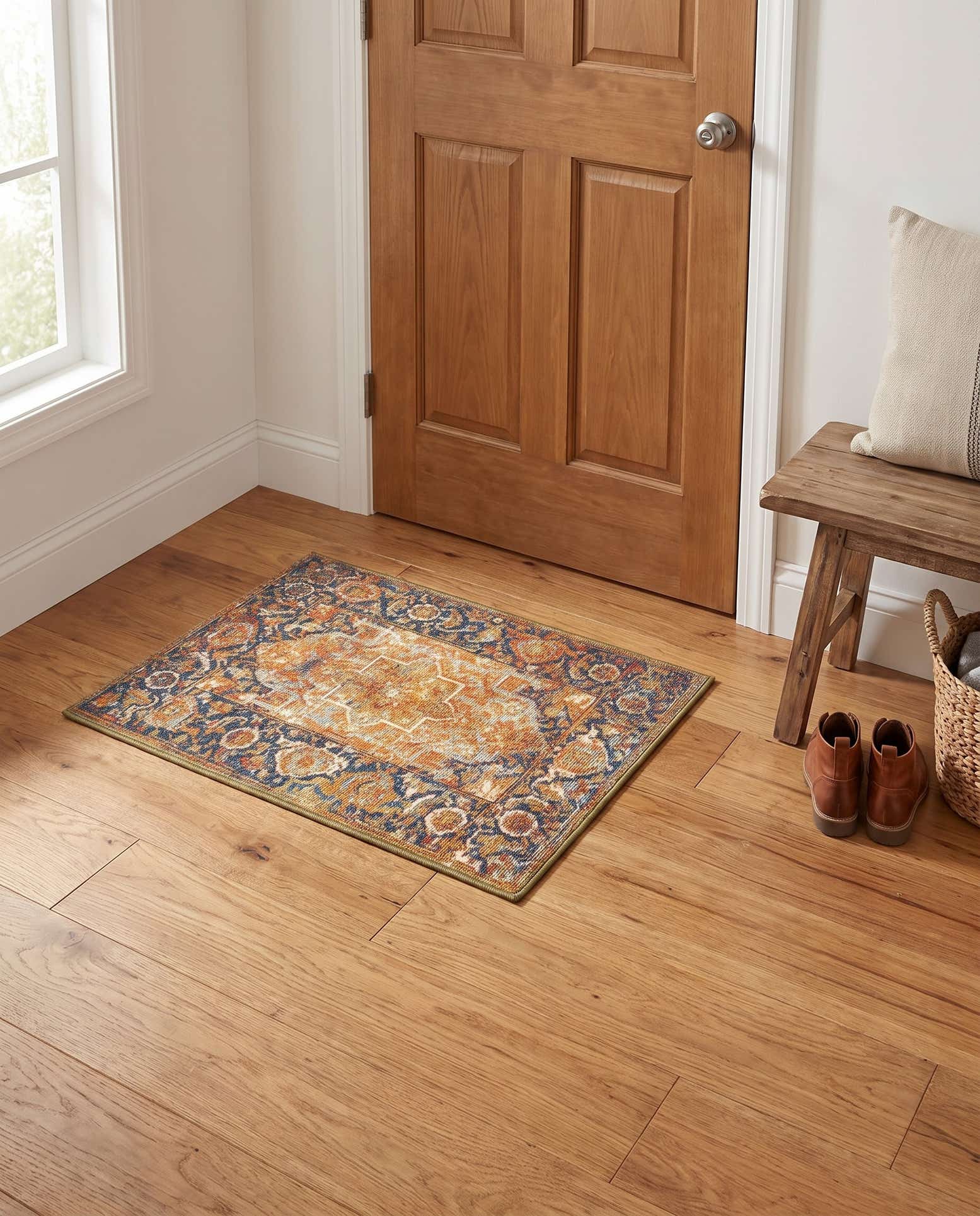 2' x 3' Easy-Clean Traditional Indoor / Outdoor Rug