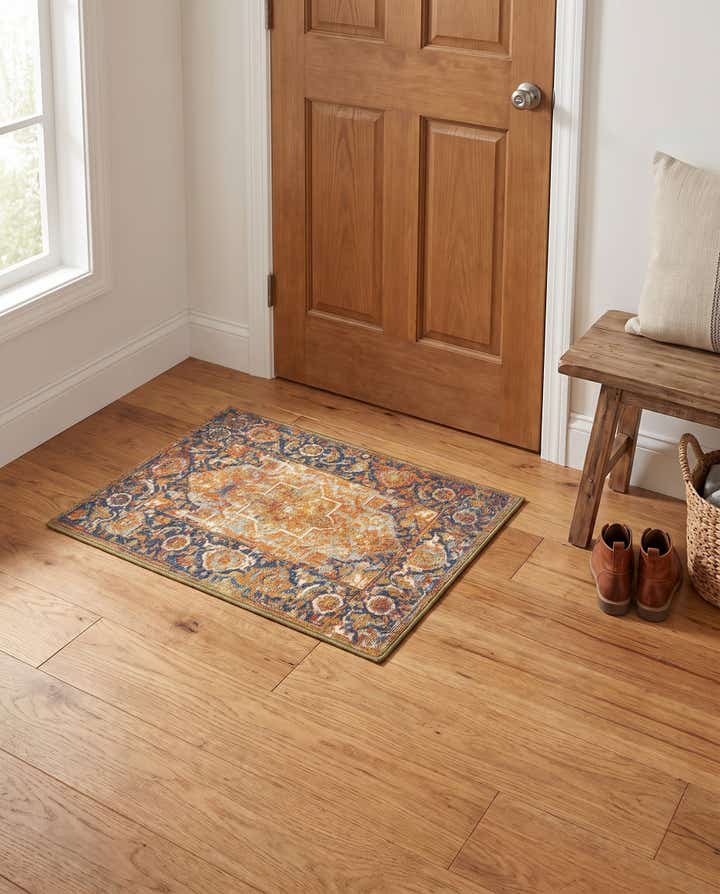 2' x 3' Easy-Clean Traditional Indoor / Outdoor Rug